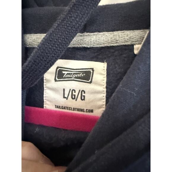 Vintage Syracuse cropped hoodie. Navy size large women’s. Tailgate by American E - Picture 3 of 5